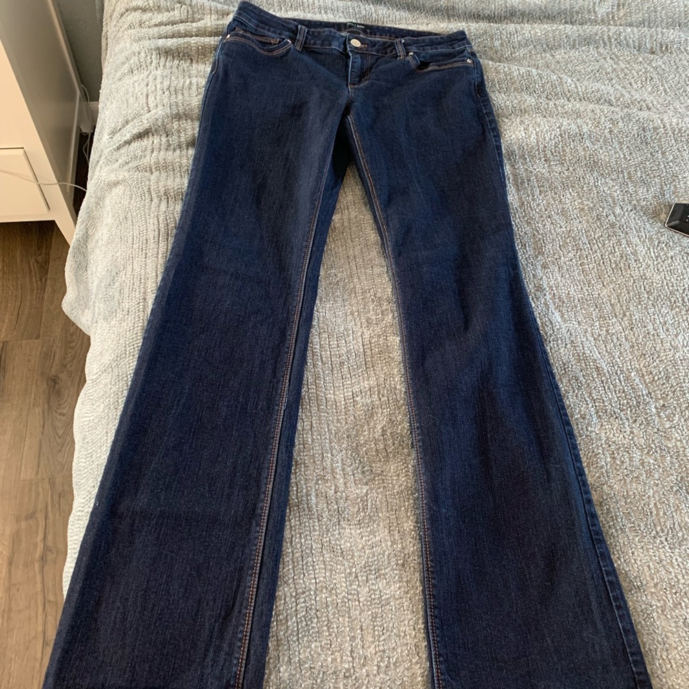 WHBM 6W bootleg dark jean
